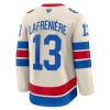 Miesten NHL New York Rangers Pelipaita 2025-26 Fanatics Premium Alexis Lafreniere Winter Classic Valkoinen
